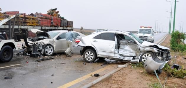 تقرير عن حادث مروري - موضوع