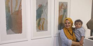 الفنانة التشكيلية أميرة سعد: أشارك بالمعرض العام للمرة الأولى بـ 3 لوحات .. بوابة الفجر سبورت