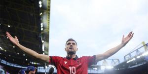 فيديو | الأسرع في يورو.. بايرامي يسجل هدف ألبانيا الأول أمام إيطاليا