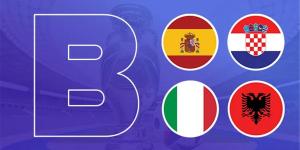 ترتيب مجموعة إسبانيا وإيطاليا النهائي في يورو 2024