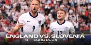 موعد والقناة الناقلة لمباراة إنجلترا وسلوفينيا اليوم في يورو 2024.. والمعلق