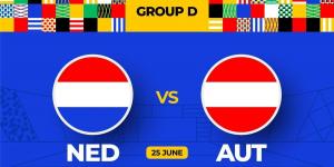 حكم مباراة هولندا والنمسا اليوم في يورو 2024