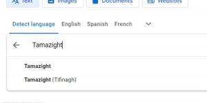الفجر سبورت .. العالم اليوم - "غوغل" يدرج اللغة الأمازيغية ضمن خيارات الترجمة