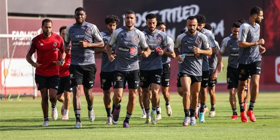 مران الأهلي | كولر يحاضر اللاعبين وتدريبات بدنية استعدادًا لـ فاركو في الدوري