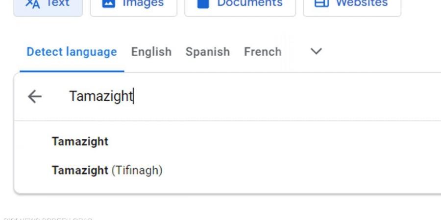 الفجر سبورت .. العالم اليوم - "غوغل" يدرج اللغة الأمازيغية ضمن خيارات الترجمة