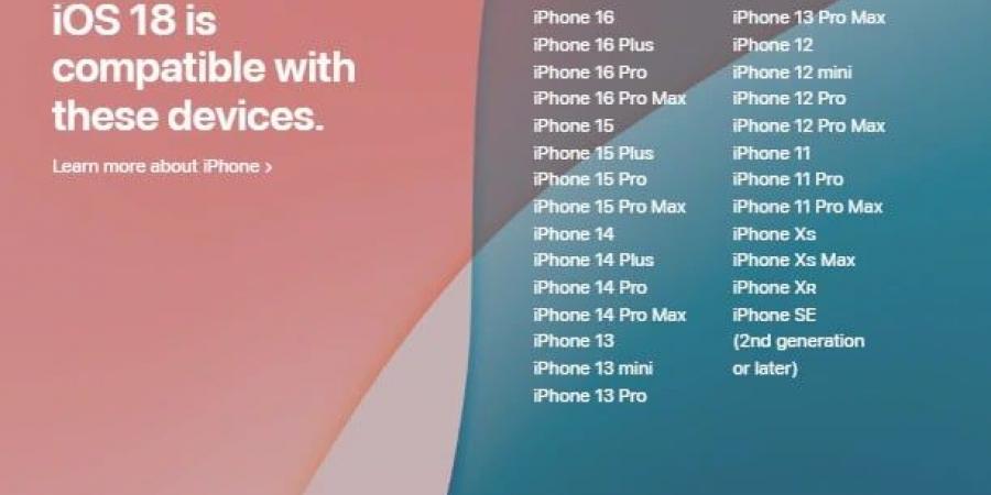 بدء طرح iOS 18 اليوم.. ما يجب عليك فعله قبل التثبيت - المساء الاخباري