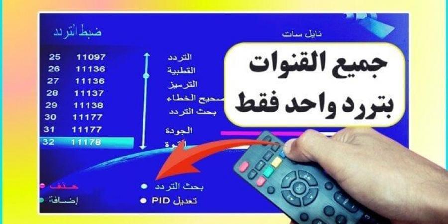 بتردد واحد فقط.. طريقة تنزيل جميع قنوات نايل سات - بوابة المساء الاخباري