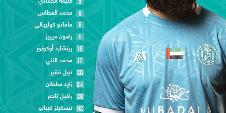 النني يقود تشكيل الجزيرة أمام الشارقة في الدوري الإماراتي .. بوابة الفجر سبورت